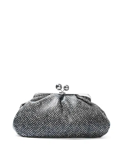 Weekend Max Mara Medium Rubens Pasticcino Bag In Printed Nappa In Silver
