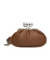 Weekend Max Mara Medium-sized Pasticcino Clutch In Brown