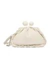 Weekend Max Mara Medium-sized Pasticcino Nappa Leather Shoulder Bag In White
