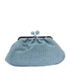 Weekend Max Mara Medium-sized Pasticcino Shoulder Bag In Blue