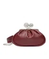 Weekend Max Mara Medium-sized Pasticcino Shoulder Bag In Ruby Colour