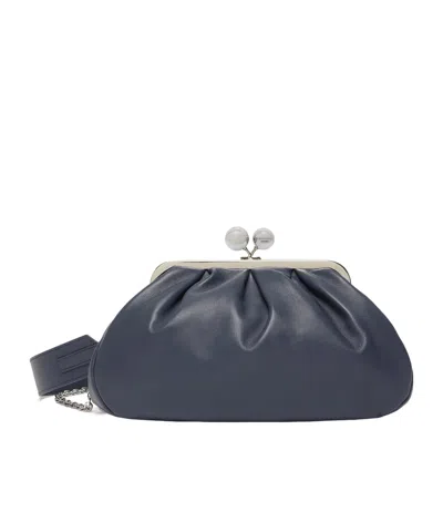 Weekend Max Mara Medium-sized Pasticcino Shoulder Bag In Ultramarine Blue