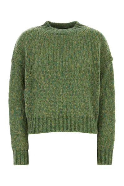 Weekend Max Mara Melange Green Acrylic Blend Dionigi Sweater