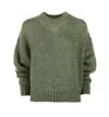 Weekend Max Mara Melange Green Acrylic Blend Dionigi Sweater In Green