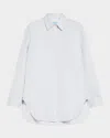 WEEKEND MAX MARA MESCAL STRIPE BUTTON-UP BLOUSE