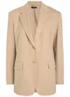 Weekend Max Mara Messina Darted Jersey Blazer In Brown
