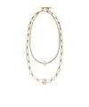 Weekend Max Mara Metal Double-strand Necklace