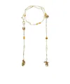 Weekend Max Mara Metal Lariat Necklace
