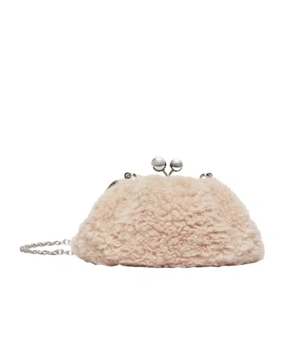 Weekend Max Mara Micio Pasticcino Shoulder Bag In Brown