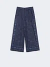 Weekend Max Mara Micron Denim Trouser Navy