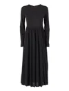 Weekend Max Mara Midi Dress In Black