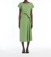 Weekend Max Mara Abito Magma In Popeline In Green