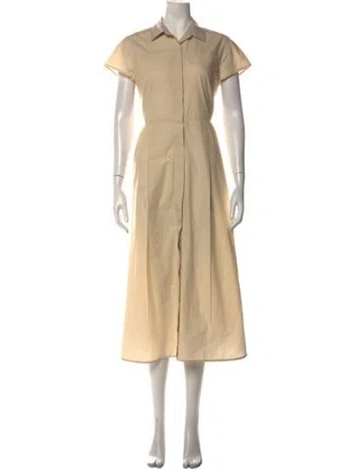 Pre-owned Weekend Max Mara Midi Length Dress In Neutrals