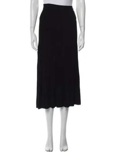 Pre-owned Weekend Max Mara Midi Length Skirt In Black