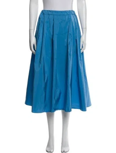 Pre-owned Weekend Max Mara Midi Length Skirt In Blue