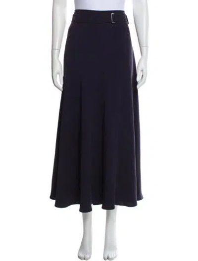 Pre-owned Weekend Max Mara Midi Length Skirt In Blue