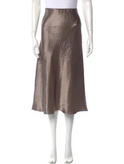 Pre-owned Weekend Max Mara Midi Length Skirt In Brown