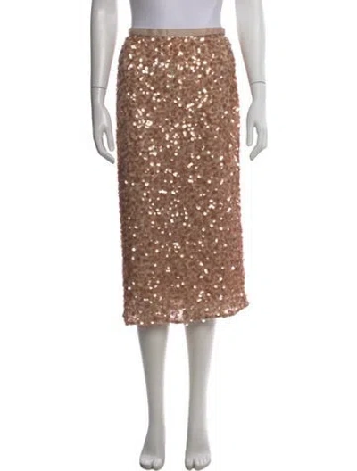 Pre-owned Weekend Max Mara Midi Length Skirt In Brown