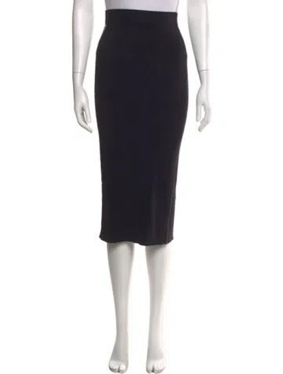 Pre-owned Weekend Max Mara Midi Length Skirt In Gray