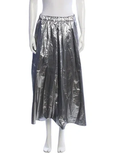 Pre-owned Weekend Max Mara Midi Length Skirt In Gray