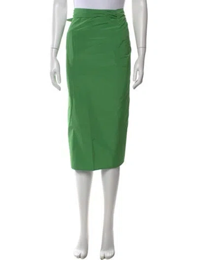 Pre-owned Weekend Max Mara Midi Length Skirt In Green