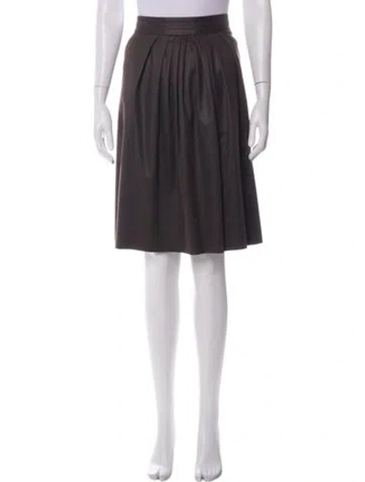 Pre-owned Weekend Max Mara Midi Length Skirt In Green