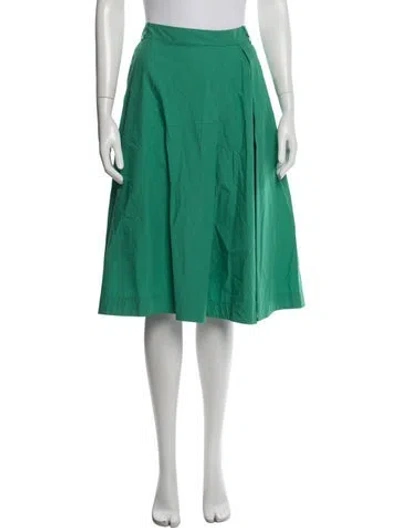 Pre-owned Weekend Max Mara Midi Length Skirt In Green