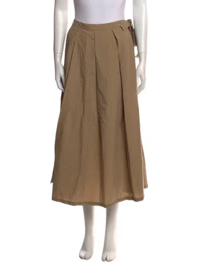 Pre-owned Weekend Max Mara Midi Length Skirt In Neutral