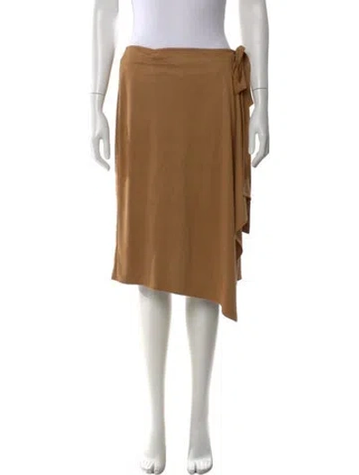 Pre-owned Weekend Max Mara Midi Length Skirt In Neutral
