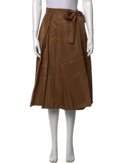 Pre-owned Weekend Max Mara Midi Length Skirt In Neutrals