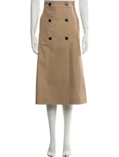 Pre-owned Weekend Max Mara Midi Length Skirt In Neutrals