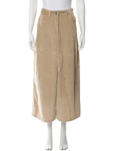 Pre-owned Weekend Max Mara Midi Length Skirt In Neutrals