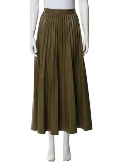 Pre-owned Weekend Max Mara Midi Length Skirt W/ Tags In Green