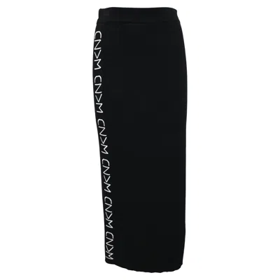 Weekend Max Mara Midi Skirt In Black Viscose