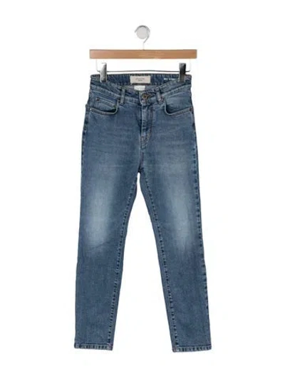 Pre-owned Weekend Max Mara Mid-rise Straight Leg Jeans In Black