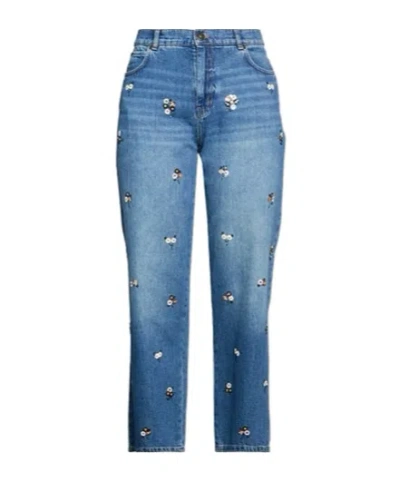 Weekend Max Mara Mid-waisted Jeans In Blue