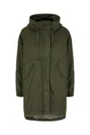 Weekend Max Mara Reversible Down Jacket Cotton Blend In Uniform