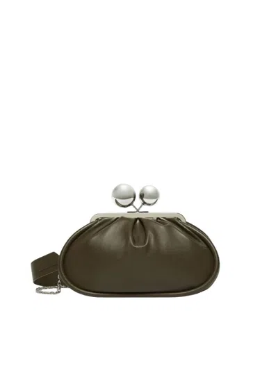 Weekend Max Mara Milvanew Handbag Khaki
