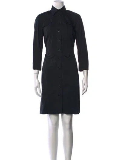Pre-owned Weekend Max Mara Mini Dress In Black