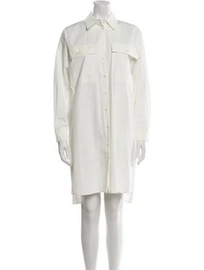 Pre-owned Weekend Max Mara Mini Dress In Neutral