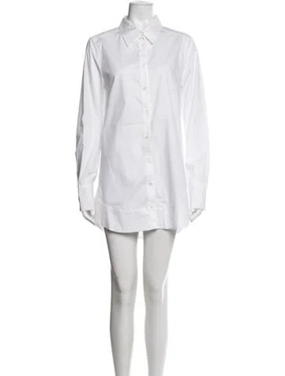 Pre-owned Weekend Max Mara Mini Dress In White