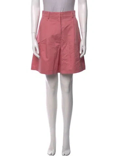 Pre-owned Weekend Max Mara Mini Shorts In Red