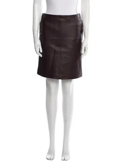 Pre-owned Weekend Max Mara Mini Skirt In Brown