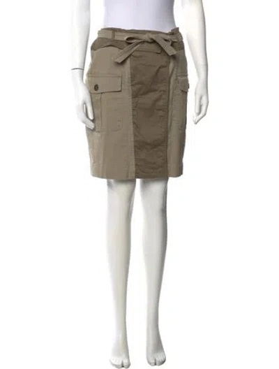 Pre-owned Weekend Max Mara Mini Skirt In Green