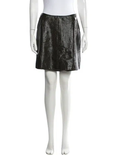 Pre-owned Weekend Max Mara Mini Skirt In Grey