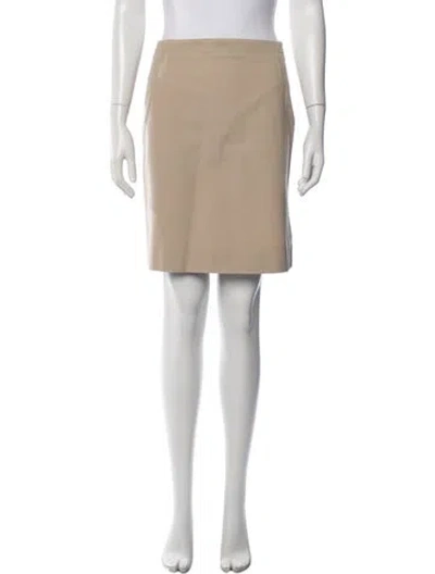 Pre-owned Weekend Max Mara Mini Skirt In Neutrals