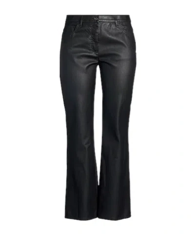 Weekend Max Mara Minimal Bootcut Pants In Black