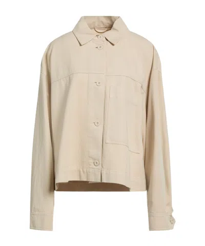 Weekend Max Mara Minimal Long-sleeve Jacket In Neutral