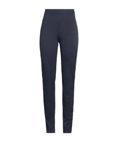 Weekend Max Mara Minimalist Slim-fit Long Pants In Blue
