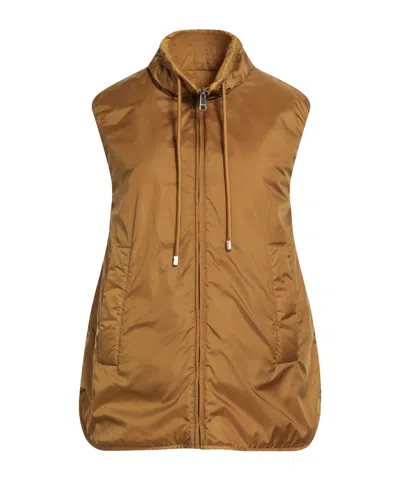 Weekend Max Mara Minimalist Solid-color Sleeveless Vest In Multi